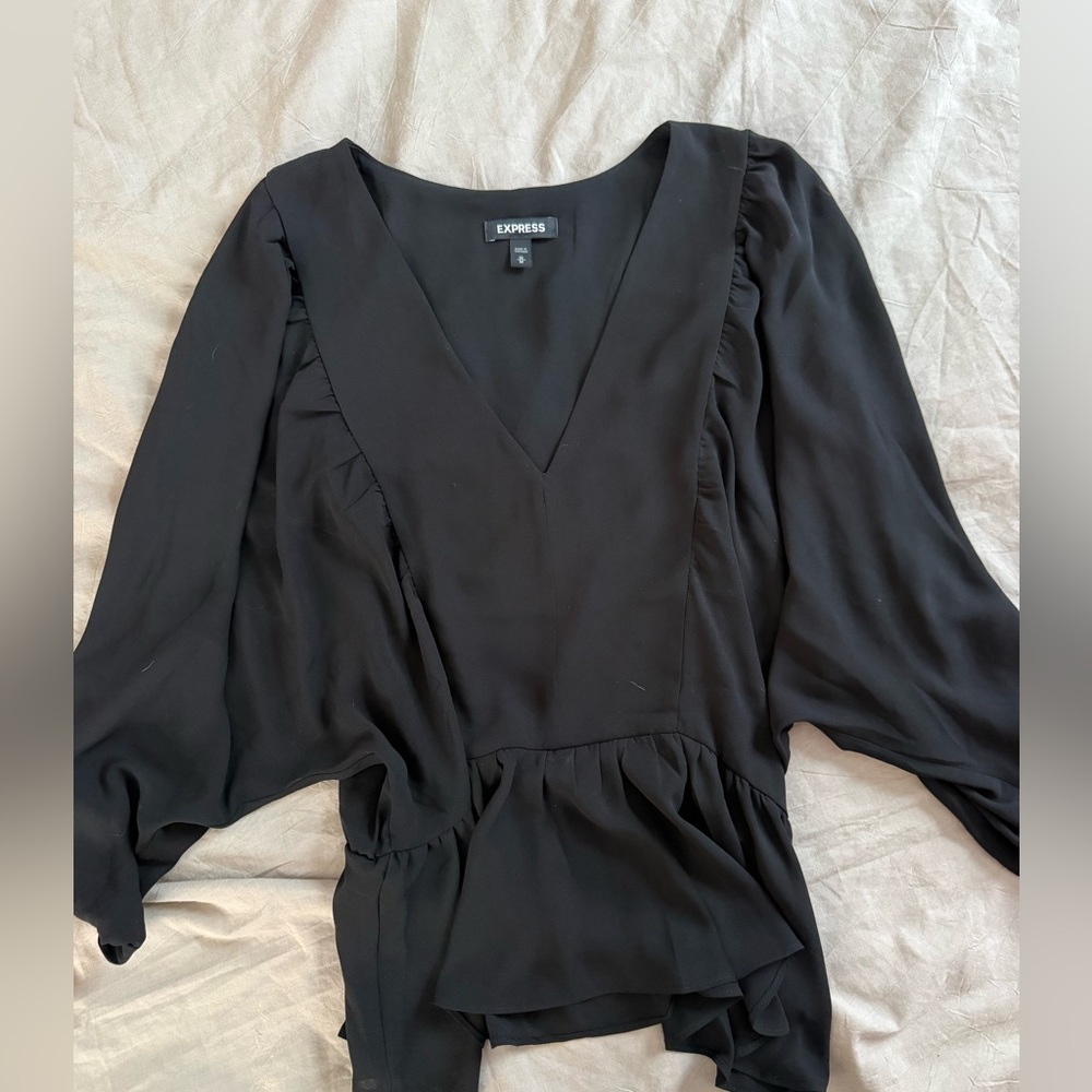 Express Black Women's Top Blouse • M